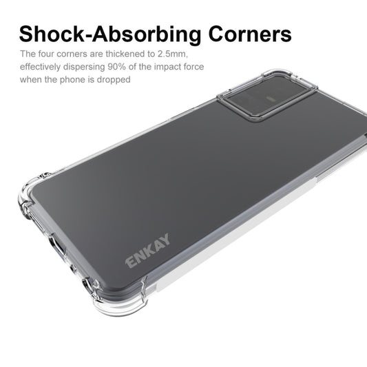 For TCL 40 SE ENKAY Hat-Prince Transparent TPU Shockproof Phone Case - More Brand by ENKAY | Online Shopping UK | buy2fix