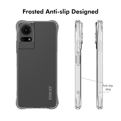For TCL 50 LE 4G ENKAY Hat-Prince Transparent TPU Shockproof Phone Case - TCL by ENKAY | Online Shopping UK | buy2fix