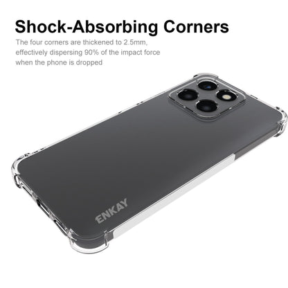 For Honor X6a 4G ENKAY Hat-Prince Transparent TPU Shockproof Phone Case - Honor Cases by ENKAY | Online Shopping UK | buy2fix