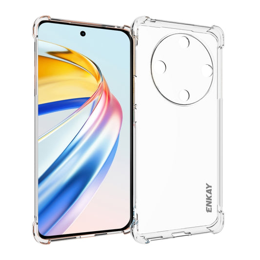 For Honor X9a ENKAY Hat-Prince Transparent TPU Shockproof Phone Case - Honor Cases by ENKAY | Online Shopping UK | buy2fix