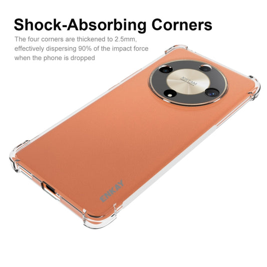 For Honor X9a ENKAY Hat-Prince Transparent TPU Shockproof Phone Case - Honor Cases by ENKAY | Online Shopping UK | buy2fix