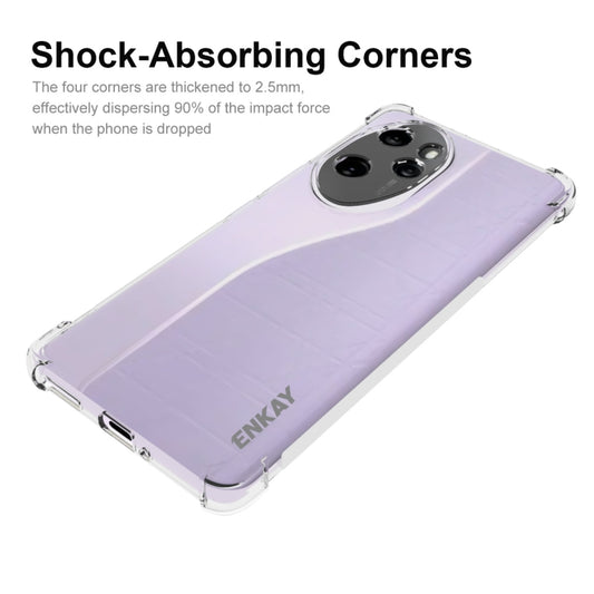 For Honor 100 Pro ENKAY Hat-Prince Transparent TPU Shockproof Phone Case - Honor Cases by ENKAY | Online Shopping UK | buy2fix