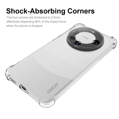 For Huawei Mate 60 Pro ENKAY Hat-Prince Transparent TPU Shockproof Phone Case - Huawei Cases by ENKAY | Online Shopping UK | buy2fix
