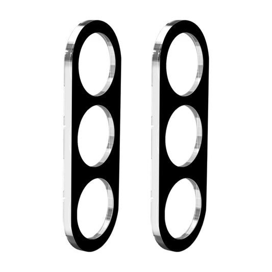 For Samsung Galaxy A15 2pcs ENKAY Hat-Prince 9H Rear Camera Lens Tempered Glass Film(Black) - Galaxy Tempered Glass by ENKAY | Online Shopping UK | buy2fix