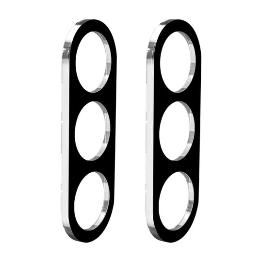 For Samsung Galaxy A15 2pcs ENKAY Hat-Prince 9H Rear Camera Lens Tempered Glass Film(Black)