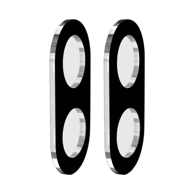 For Samsung Galaxy Z Flip7 2pcs ENKAY Hat-Prince 9H Rear Camera Lens Tempered Glass Film(Black) - Galaxy Z Flip7 5G Tempered Glass by ENKAY | Online Shopping UK | buy2fix