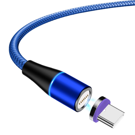 ENKAY ENK-CB1391 5A USB to Type-C Magnetic Fast Charging Data Cable with LED Light, Length: 1m(Blue) by ENKAY
