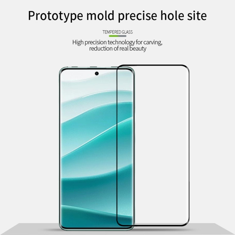 For Redmi Note 14 Pro 5G /14 Pro+ 5G PINWUYO 9H 3D Hot Bending Tempered Glass Film(Black) - Note 14 Pro+ Tempered Glass by PINWUYO | Online Shopping UK | buy2fix