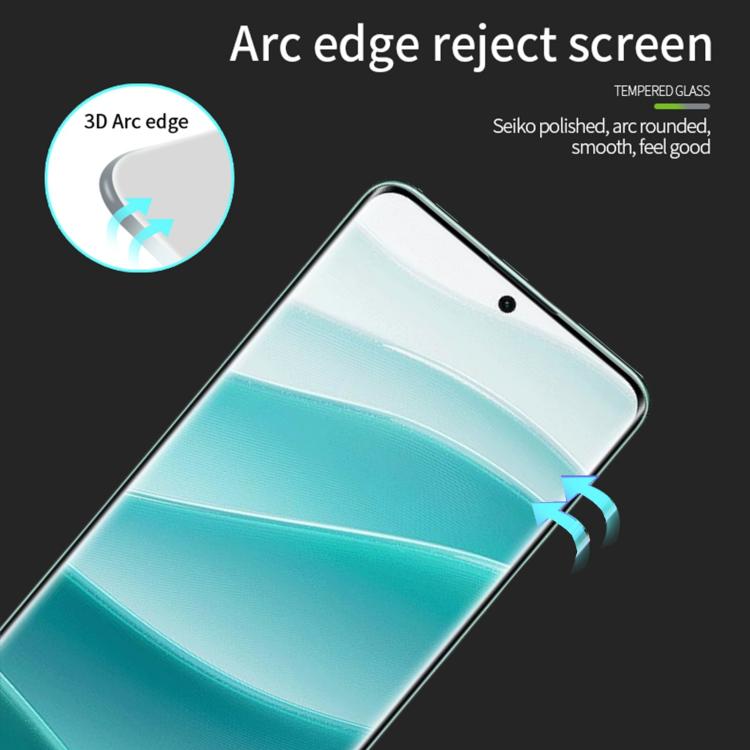 For Redmi Note 14 Pro 5G /14 Pro+ 5G PINWUYO 9H 3D Hot Bending Tempered Glass Film(Black) - Note 14 Pro+ Tempered Glass by PINWUYO | Online Shopping UK | buy2fix