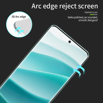 For Redmi Note 14 Pro 5G /14 Pro+ 5G PINWUYO 9H 3D Hot Bending Tempered Glass Film(Black) - Note 14 Pro+ Tempered Glass by PINWUYO | Online Shopping UK | buy2fix