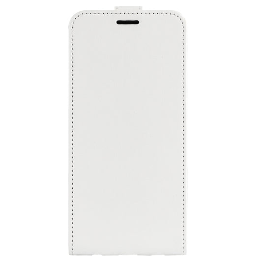 For iPhone 16 Pro Max R64 Texture Single Vertical Flip Leather Phone Case(White) - iPhone 16 Pro Max Cases by buy2fix | Online Shopping UK | buy2fix