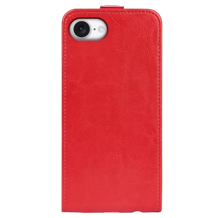 For iPhone 16e R64 Texture Single Vertical Flip Leather Phone Case(Red) - iPhone 16e Cases by buy2fix | Online Shopping UK | buy2fix