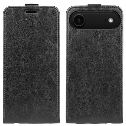 For iPhone Air R64 Texture Single Vertical Flip Leather Phone Case(Black) - iPhone Air Cases by buy2fix | Online Shopping UK | buy2fix