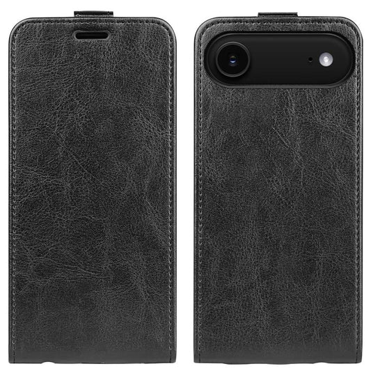 For iPhone Air R64 Texture Single Vertical Flip Leather Phone Case(Black) - iPhone Air Cases by buy2fix | Online Shopping UK | buy2fix