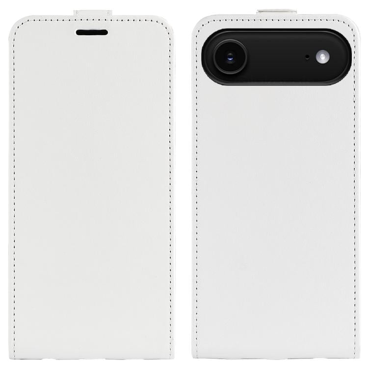 For iPhone Air R64 Texture Single Vertical Flip Leather Phone Case(White) - iPhone Air Cases by buy2fix | Online Shopping UK | buy2fix