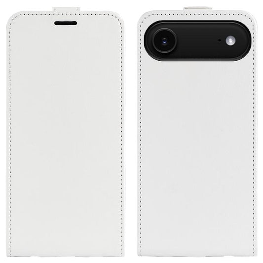 For iPhone Air R64 Texture Single Vertical Flip Leather Phone Case(White) - iPhone Air Cases by buy2fix | Online Shopping UK | buy2fix