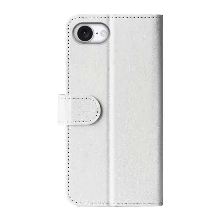 For iPhone 16e R64 Texture Horizontal Flip Leather Phone Case(White) - iPhone 16e Cases by buy2fix | Online Shopping UK | buy2fix