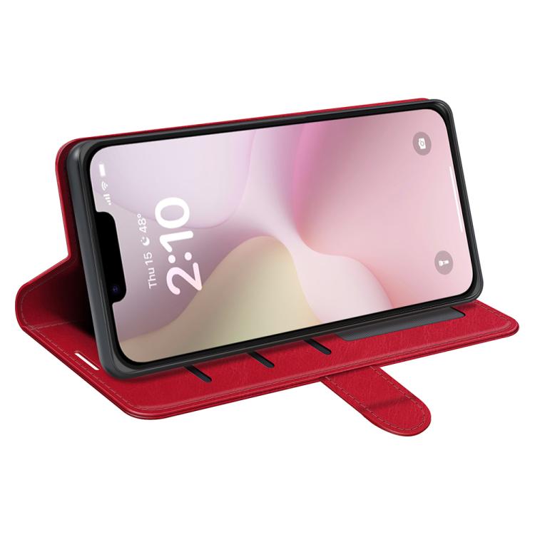 For iPhone 16e R64 Texture Horizontal Flip Leather Phone Case(Red) - iPhone 16e Cases by buy2fix | Online Shopping UK | buy2fix