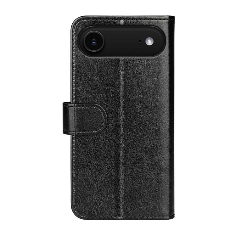 For iPhone Air R64 Texture Horizontal Flip Leather Phone Case(Black) - iPhone Air Cases by buy2fix | Online Shopping UK | buy2fix