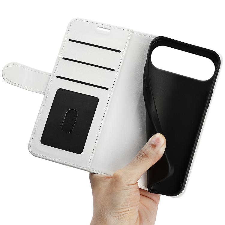 For iPhone Air R64 Texture Horizontal Flip Leather Phone Case(White) - iPhone Air Cases by buy2fix | Online Shopping UK | buy2fix