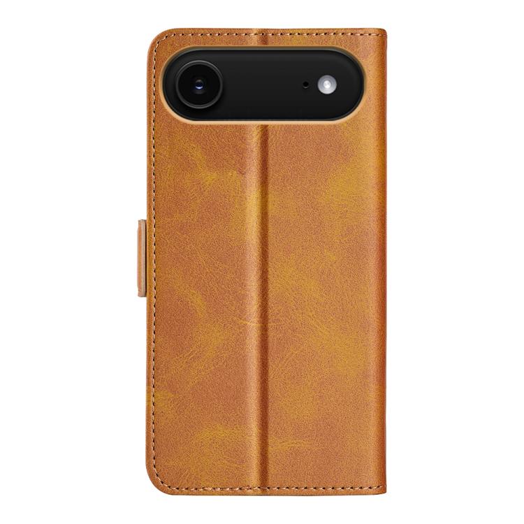 For iPhone Air Dual-side Magnetic Buckle Horizontal Flip Leather Phone Case(Yellow) - iPhone Air Cases by buy2fix | Online Shopping UK | buy2fix