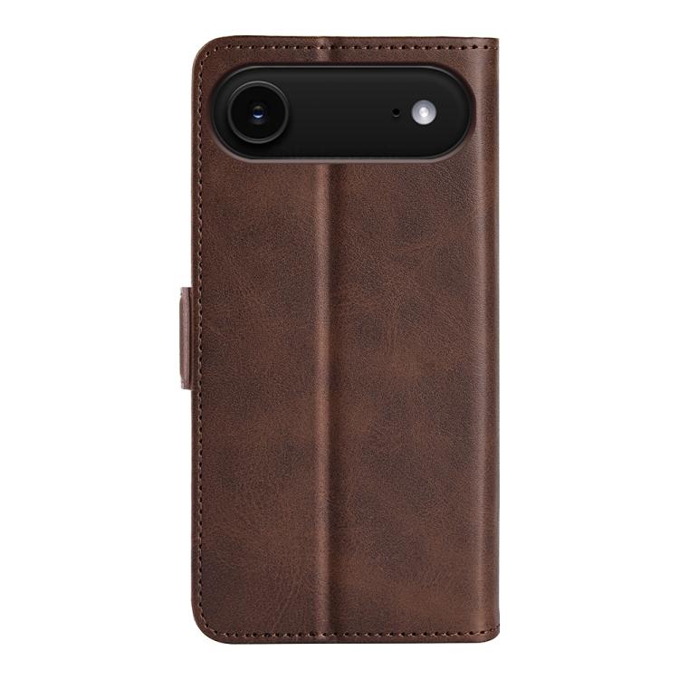 For iPhone Air Dual-side Magnetic Buckle Horizontal Flip Leather Phone Case(Brown) - iPhone Air Cases by buy2fix | Online Shopping UK | buy2fix