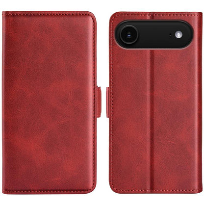 For iPhone Air Dual-side Magnetic Buckle Horizontal Flip Leather Phone Case(Red) - iPhone Air Cases by buy2fix | Online Shopping UK | buy2fix