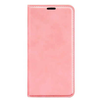 For iPhone 16 Plus Retro-skin  Magnetic Suction Leather Phone Case(Pink) - iPhone 16 Plus Cases by buy2fix | Online Shopping UK | buy2fix
