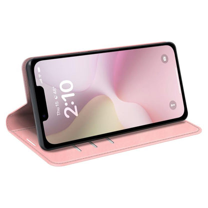 For iPhone 16e Retro-skin Magnetic Suction Leather Phone Case(Pink) - iPhone 16e Cases by buy2fix | Online Shopping UK | buy2fix