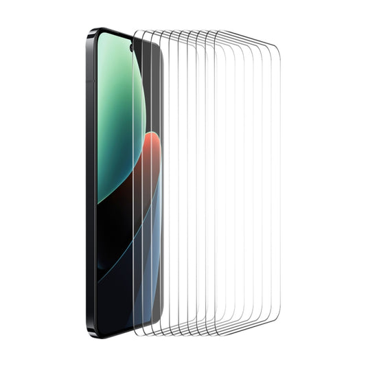 For Xiaomi 14 10pcs ENKAY Hat-Prince 0.26mm 9H 2.5D High Aluminum-silicon Tempered Glass Film -  by ENKAY | Online Shopping UK | buy2fix