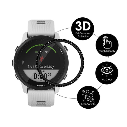 For Garmin Forerunner 945 2pcs ENKAY 3D Full Coverage Soft PC Edge PMMA HD Screen Protector Film - Screen Protector by ENKAY | Online Shopping UK | buy2fix