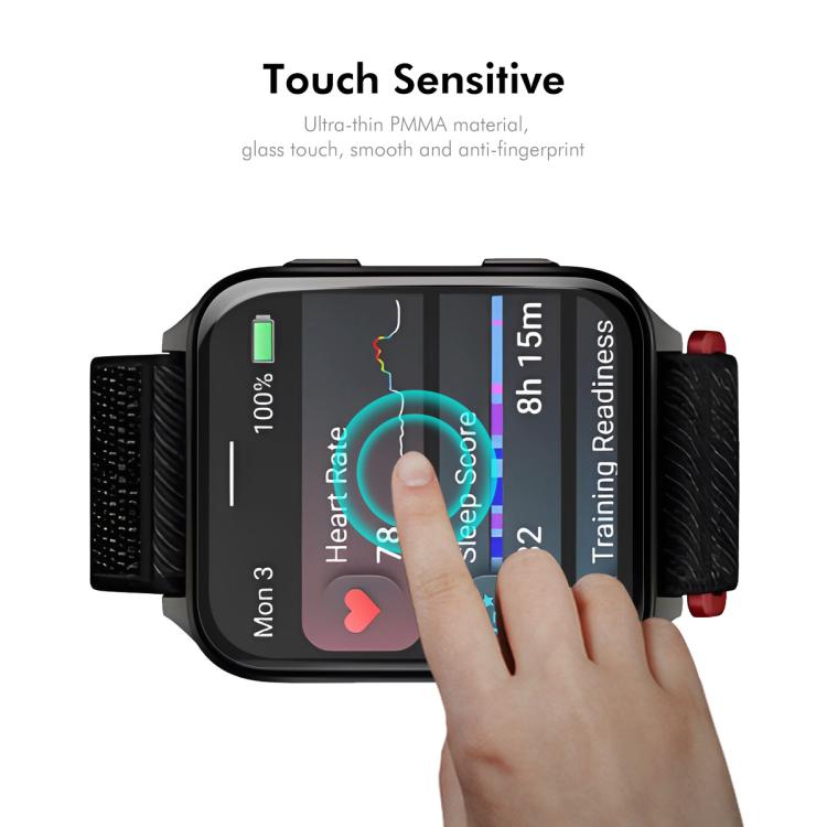 For Garmin Venu X1 2pcs ENKAY 3D Full Coverage Soft PC Edge PMMA HD Screen Protector Film - Screen Protector by ENKAY | Online Shopping UK | buy2fix