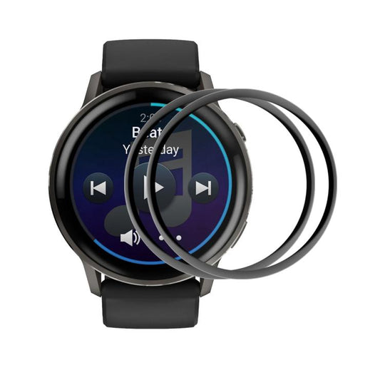For Garmin Venu 4 45mm 2pcs ENKAY 3D Full Coverage Soft PC Edge PMMA HD Screen Protector Film
