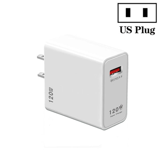 120W USB Super Fast Charging Charger, Plug Size:US Plug by buy2fix