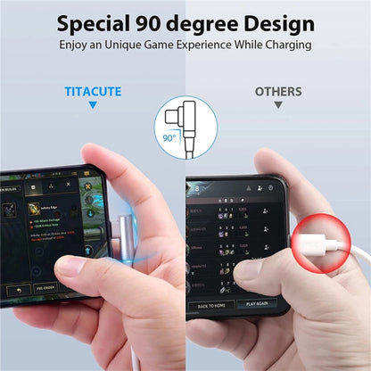 5pcs XJ-95 1m USB to Type-C Elbow Fast Charging Data Cable for Xiaomi and Other Phone(Yellow) by buy2fix