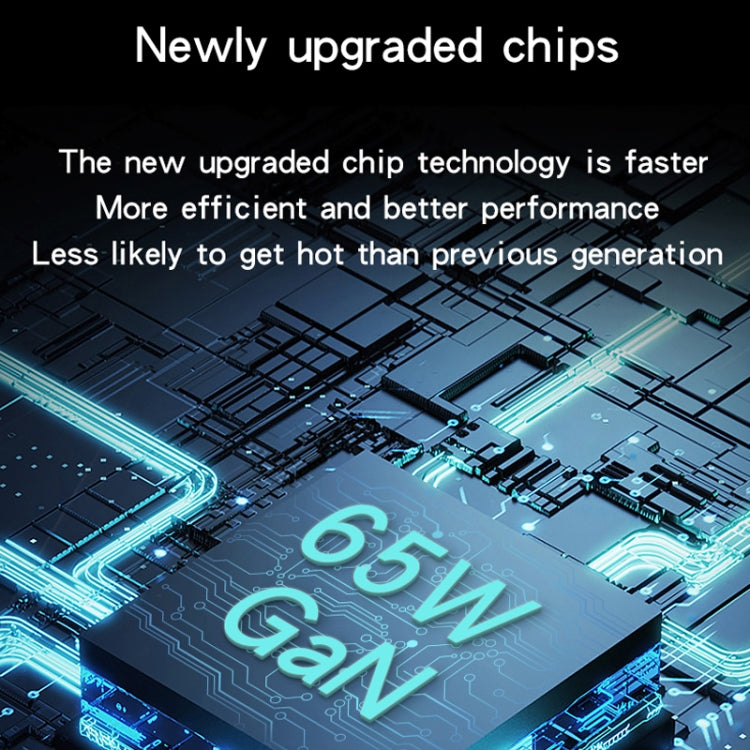 GaN PD48W Type-C PD3.0 + USB3.0 Fast Charger ，US Plug(Black) by buy2fix