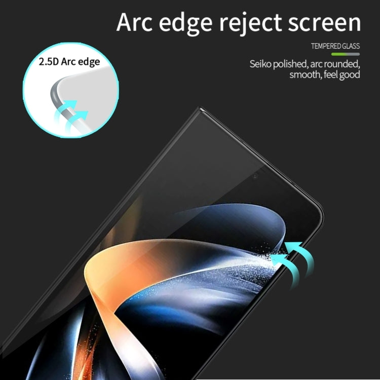 For Samsung Galaxy Z Fold5 MOFI 9H 2.5D Full Screen Tempered Glass Film(Black) - Galaxy Tempered Glass by MOFI | Online Shopping UK | buy2fix