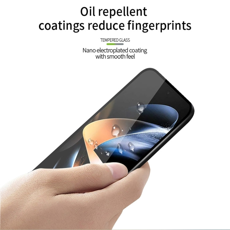 For Samsung Galaxy Z Fold5 MOFI 9H 2.5D Full Screen Tempered Glass Film(Black) - Galaxy Tempered Glass by MOFI | Online Shopping UK | buy2fix