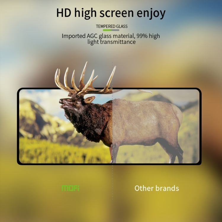 For Samsung Galaxy Z Fold5 MOFI 9H 2.5D Full Screen Tempered Glass Film(Black) - Galaxy Tempered Glass by MOFI | Online Shopping UK | buy2fix