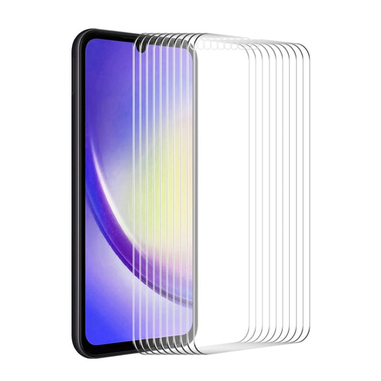 For Samsung Galaxy A25 5G 10pcs ENKAY 0.26mm 9H 2.5D High Aluminum-silicon Tempered Glass Film