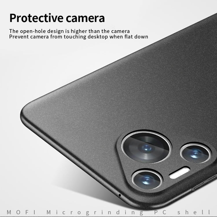 For Huawei Pura 70 MOFI Fandun Series Frosted PC Ultra-thin All-inclusive Phone Case(Gray) - Huawei Cases by MOFI | Online Shopping UK | buy2fix