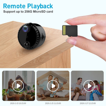 R10 4K HD Night Vision Cell Phone Remote Camera WiFi Webcam Home Network Monitor Camera(White) by buy2fix