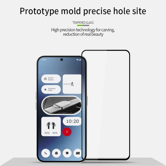 For Nothing Phone 2a PINWUYO 9H 2.5D Full Screen Tempered Glass Film(Black) - Nothing Tempered Glass by PINWUYO | Online Shopping UK | buy2fix