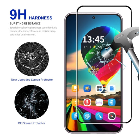 For Motorola Moto G15 ENKAY Full Glue High Aluminum-silicon Tempered Glass Film - Motorola Tempered Glass by ENKAY | Online Shopping UK | buy2fix