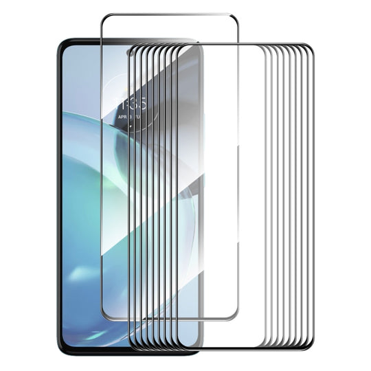 For Motorola Moto G72 / G71s 10pcs ENKAY Full Glue High Aluminum-silicon Tempered Glass Film