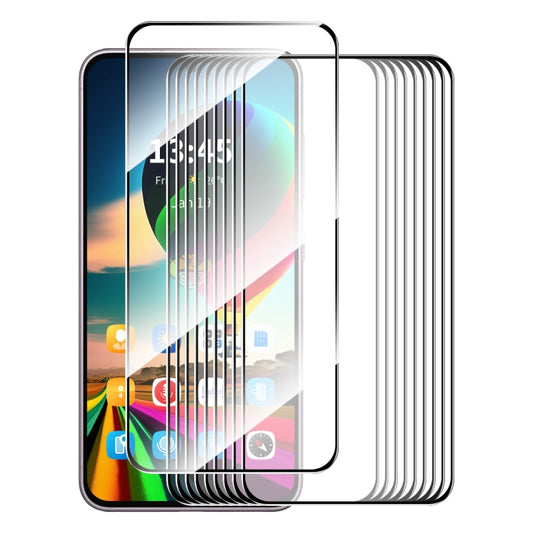 For Motorola Moto G15 10pcs ENKAY Full Glue High Aluminum-silicon Tempered Glass Film - Motorola Tempered Glass by ENKAY | Online Shopping UK | buy2fix