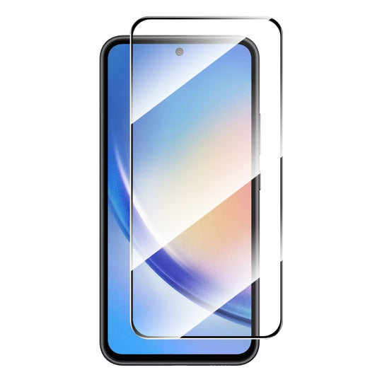 For Samsung Galaxy A55 ENKAY Hat-Prince Full Glue High Aluminum-silicon Tempered Glass Film