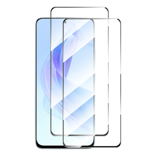 For Honor Play7T Pro / X50i / X40i 2pcs ENKAY Hat-Prince Full Glue High Aluminum-silicon Tempered Glass Film - Honor Tempered Glass by ENKAY | Online Shopping UK | buy2fix