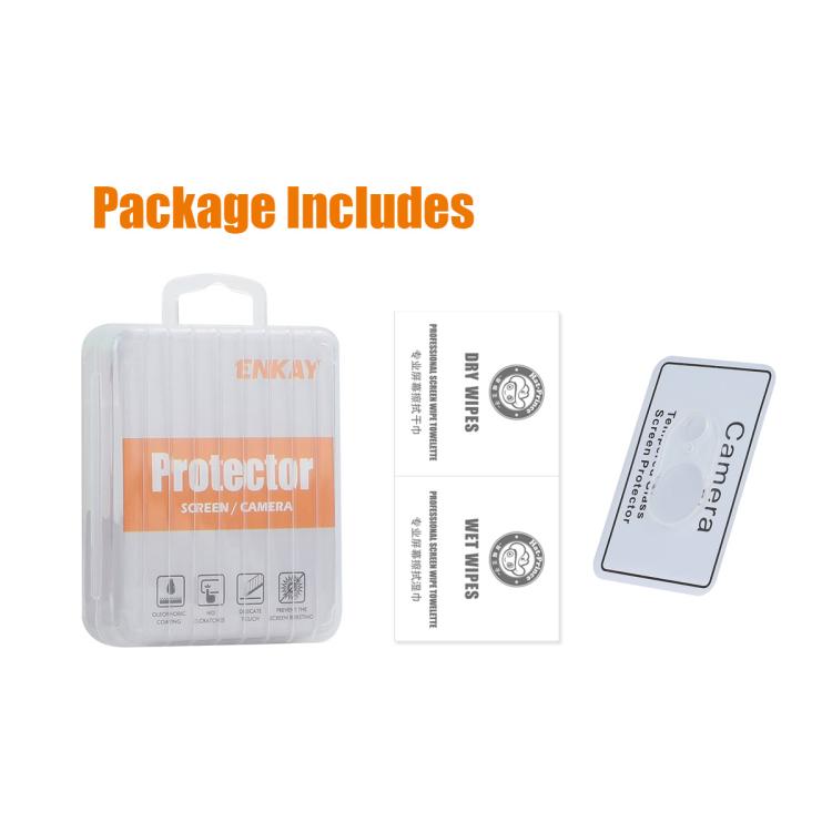 For iPhone 16e ENKAY Hat-Prince 9H Rear Camera Lens Tempered Glass Film - iPhone 16e Tempered Glass by ENKAY | Online Shopping UK | buy2fix