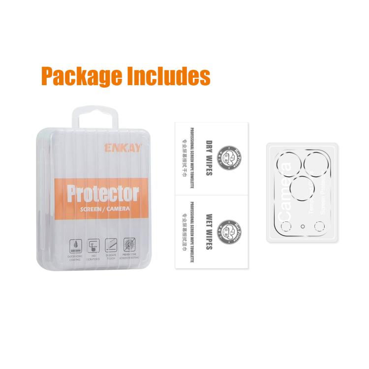 For iPhone 17 Pro Max ENKAY Hat-Prince 9H Rear Camera Lens Tempered Glass Film - iPhone 17 Pro Max Tempered Glass by ENKAY | Online Shopping UK | buy2fix